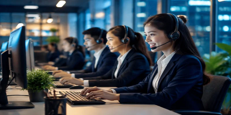 Đội ngũ nhân viên hỗ trợ trực tuyến hoạt động liên tục 24/7 của nhà cái J88.