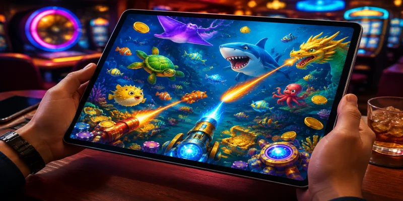Giao diện sảnh game bắn cá j88 với thiết kế đồ họa 3D sắc nét mô phỏng đại dương huyền bí